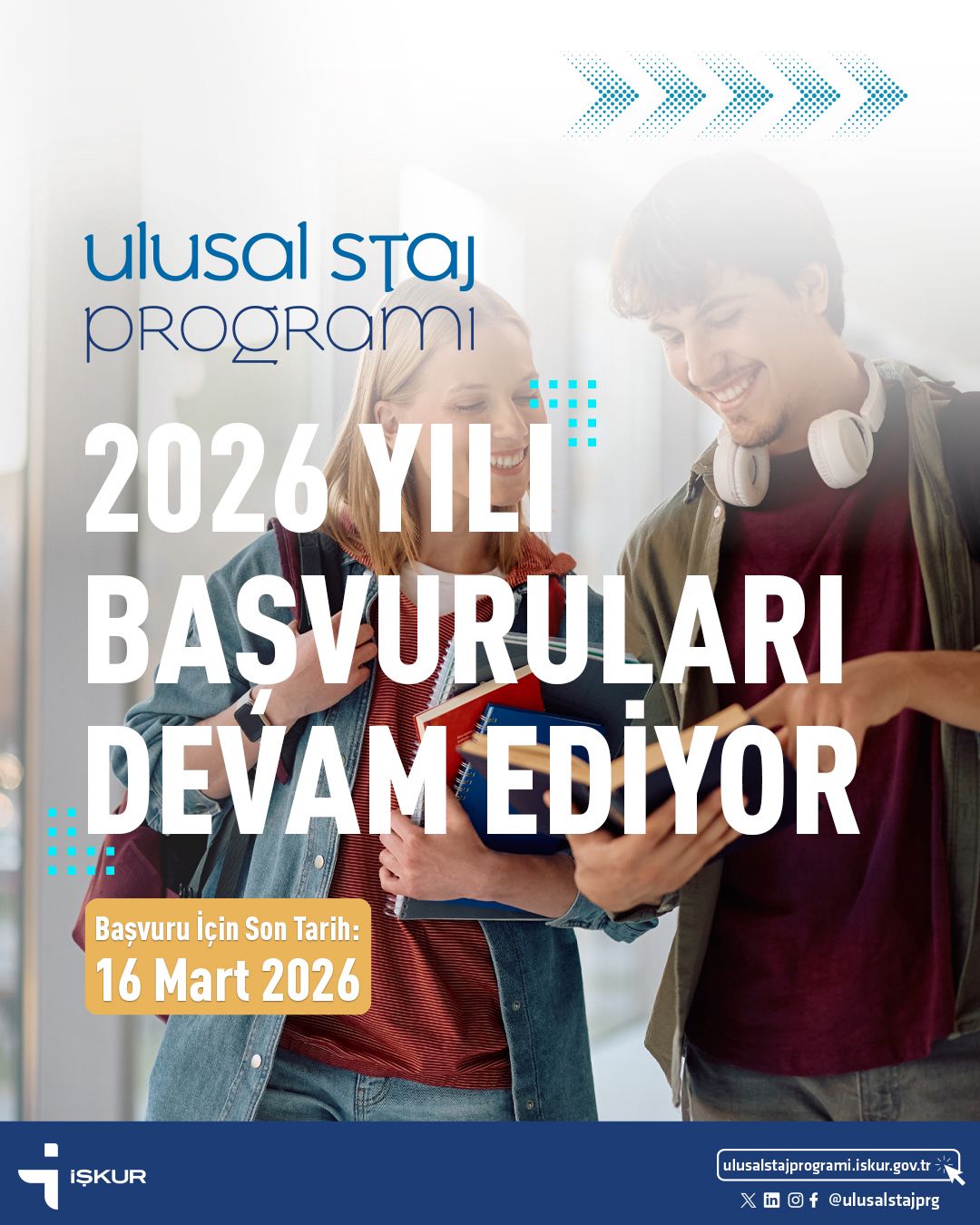 2026 Yılı Ulusal Staj Programı Başvuruları Başladı.